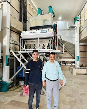 Rice color sorter in Iran